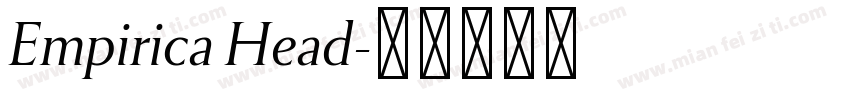 Empirica Head字体转换